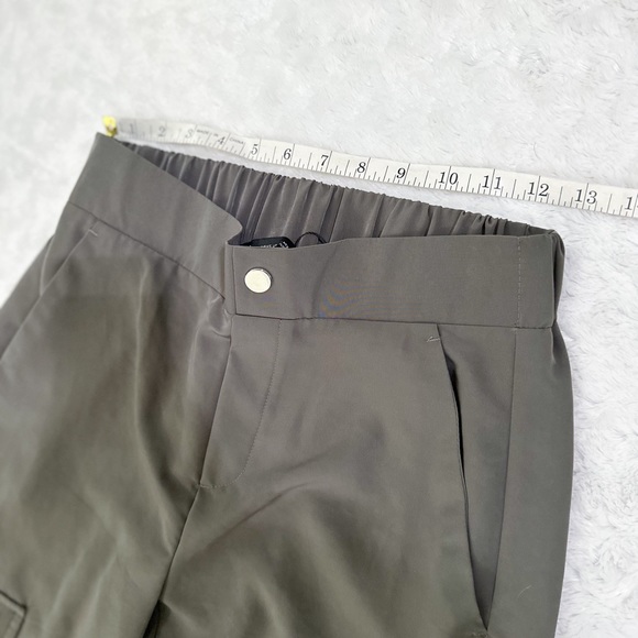 NWT- ZARA Cargo Pocket Olive Jogger Pants - Picture 10 of 10